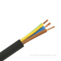 3 núcleos cable de cobre cable de goma flexible